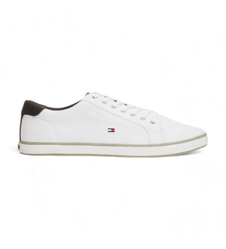 Til mænd. FM0FM00596 lærredssko med snørebånd (40), Stof, Fast, 1-3 cm, Blonder, Casual - Tommy Hilfiger - Modalova