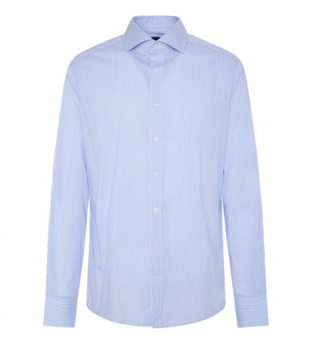 Til mænd. HM308682 Stretch Stripe BC Shirt , (L), Casual, Bomuld, Lange ærmer - Hackett London - Modalova