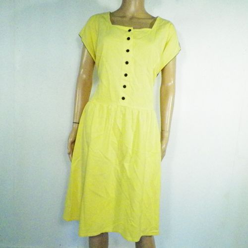 Robe Vintage En Coton Taille 50 - classic style - Modalova
