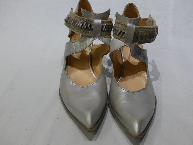 Chaussures " " Taille 39 Cuir gris argenté - muratti - Modalova