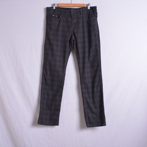 Pantalon coupe droite à carreaux - - 44 - hugo boss - Modalova