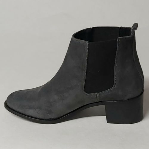 Bottine en cuir retourné pointure 38 - r essentiel - Modalova