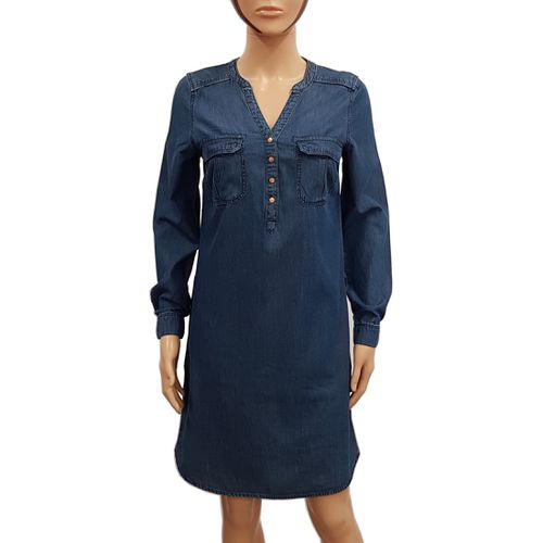 Camaeu T S Robe chambray bleu - camaeu - Modalova