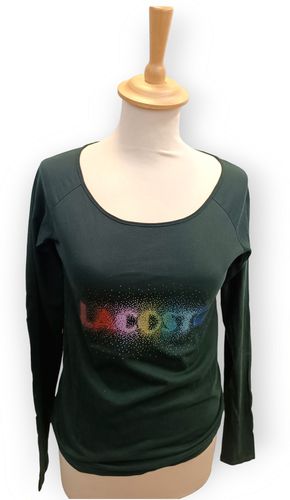 T-Shirt manche longue Lacoste -T 38 - Label Emmaüs - Modalova