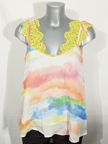 Top tie and dye en broderie - S - bimba y lola - Modalova