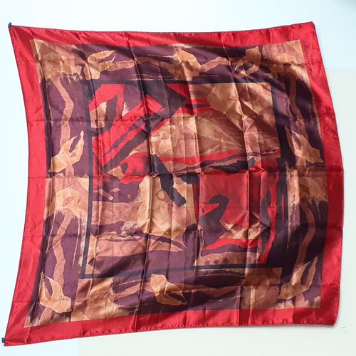 Foulard carr 100% Polyester satin - jean louis scherrer paris - Modalova