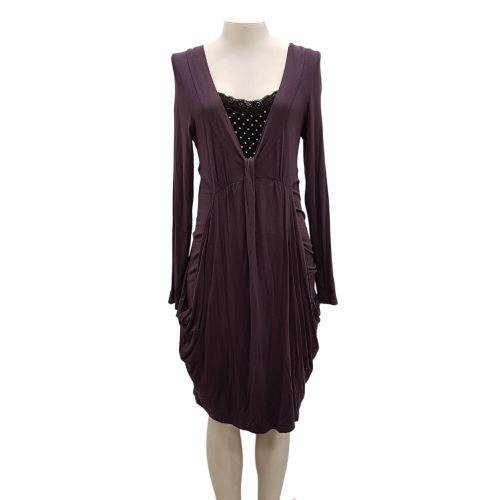 Robe violette en jersey - LA REDOUTE CREATION - Taille 38/40 - la redoute cration - Modalova