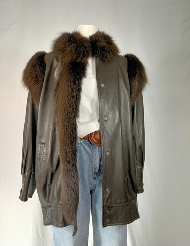 Manteau cuir - Taille L estimé - Label Emmaüs - Modalova