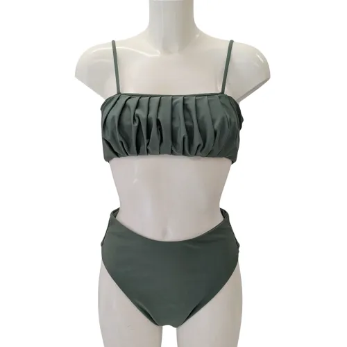 Maillot de bain T S Bikini 2 pices kaki - sans marque indique - Modalova