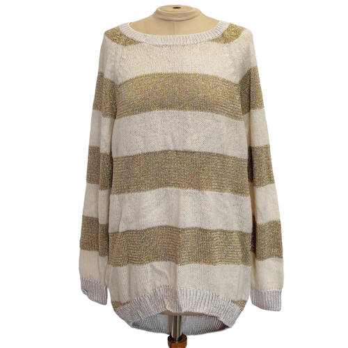 Pull  rayures dores - L - h&m - Modalova