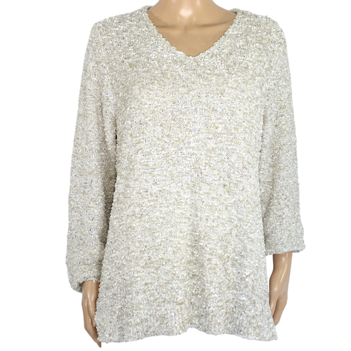 Pull Femme Crme C&A Taille L - c&a - Modalova