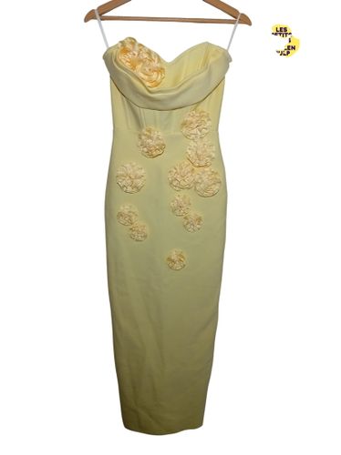 Robe Bustier A Fleurs En Relief (T6236) - Shein - Modalova