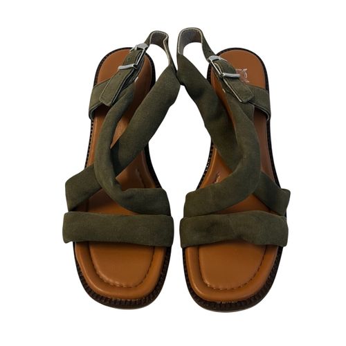 Sandale en daim Kaki, taille 39 - dk by fluchos - Modalova