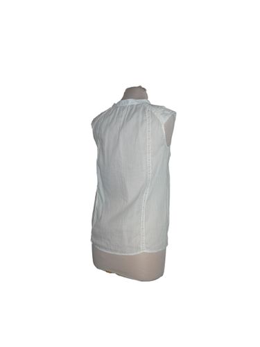 Top Sans Manches Ramie Coton Dentelle Basic Xs (T4556) - Zara - Modalova