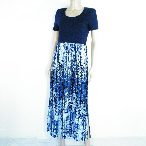 Robe Bleue Marine Vintage T M - Label Emmaus - Modalova
