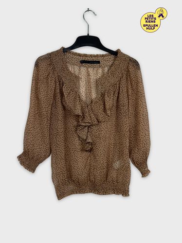 Chemisier Zara  pois marron  - Zara - Modalova