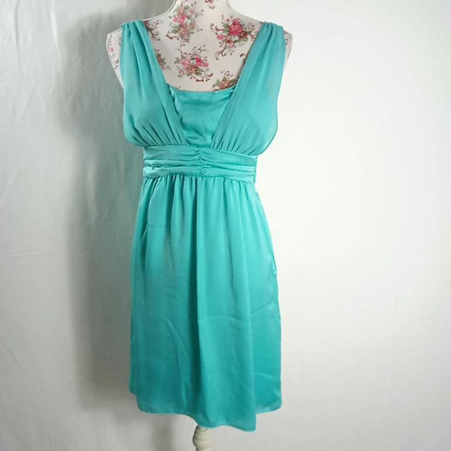 Robe courte dcollet turquoise - Naf naf - Taille : 36 - Label Emmaus - Modalova