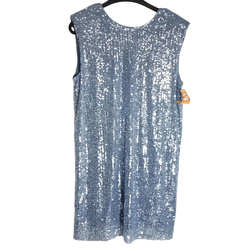 Robe droite sans manches avec sequins gris argent , , Taille: 40 - cache cache - Modalova