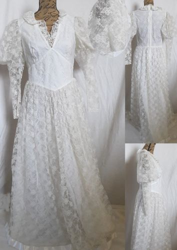Robe de mariée manche longue - 38 - Label Emmaüs - Modalova
