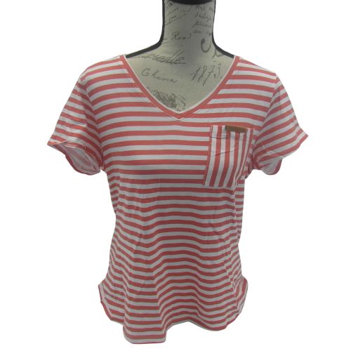 T-shirt  rayures rouges et blanches taille 42/44 - john baner - Modalova
