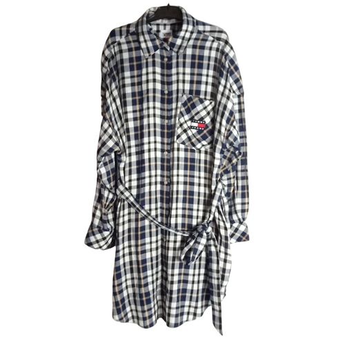 Robe chemise  carreaux manches longues , Taille: S - tommy jeans - Modalova