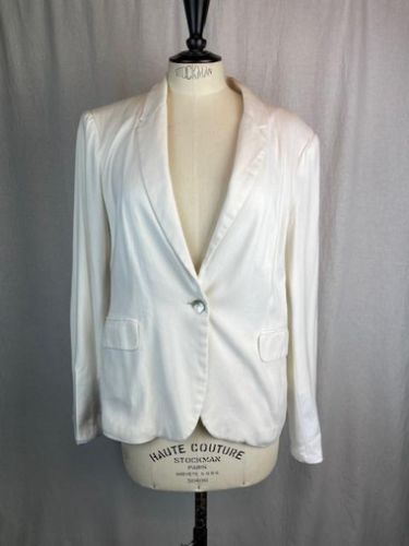 Veste Blanche - Zara Basic - M - zara basic - Modalova