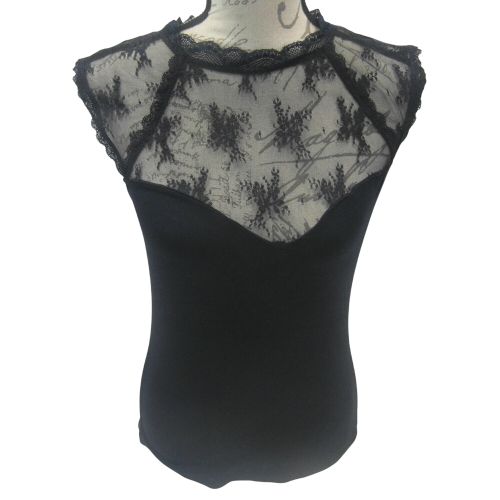 Haut sans manches dentelle Morgan taille (L) - morgan de toi ! - Modalova