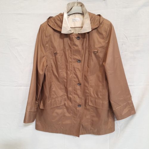 Veste sport chic couleur noisette  capuche T 44 - peter hahn - Modalova