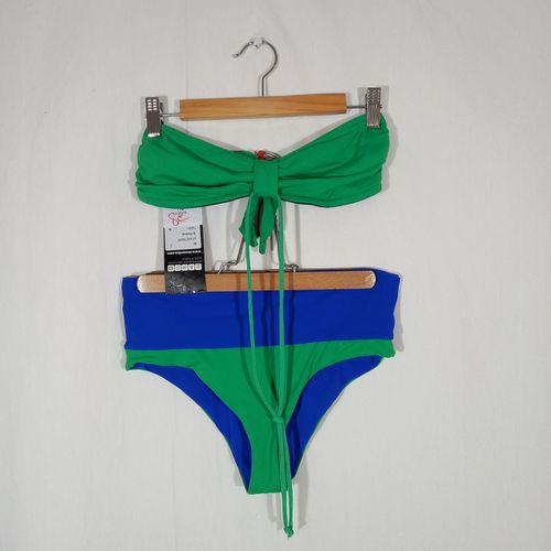 Maillot de bain 2 pices et bleu - T 36 - zoo & co - Modalova