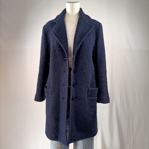 Manteau coupe droite lainage bouclette - - S - marc by marc jacobs - Modalova