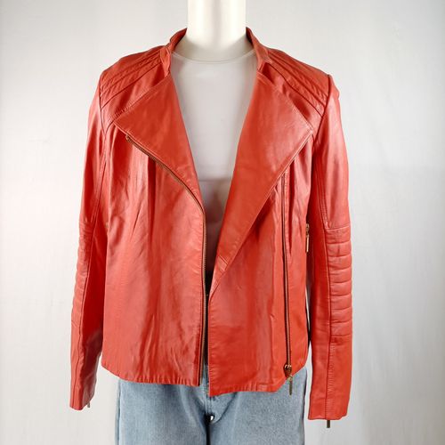 Blouson en cuir style motard - - Taille 38 - kookaï - Modalova