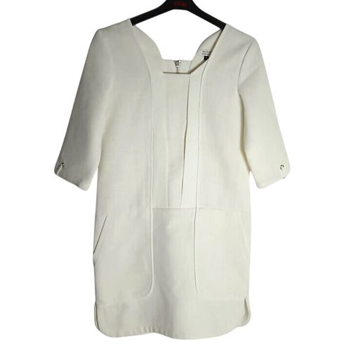 Robe mi-longue blanche - taille 34 - galeries lafayette - Modalova
