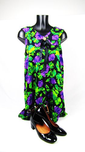 Robe Blouse verte fleurie , marque , Taille XL - amigo fashion - Modalova