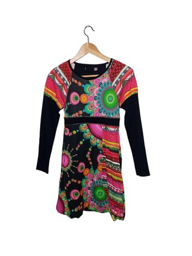 Robe Courte Motifs Mandalas (T6023) - Desigual - Modalova