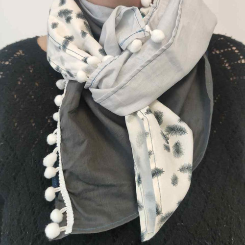 Foulard Carr - Artisanat - ze foulard - Modalova