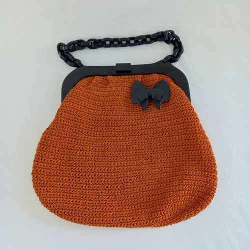 Sac  main esprit vintage en crochet et plastique - Label Emmaus - Modalova