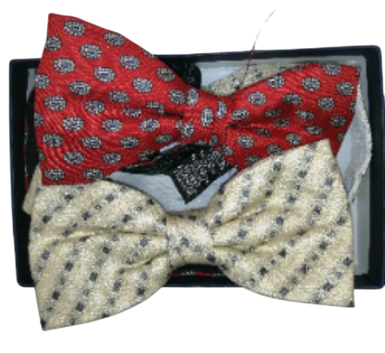 Nuds papillon rouge & dor soie- Vintage - tie rak - Modalova