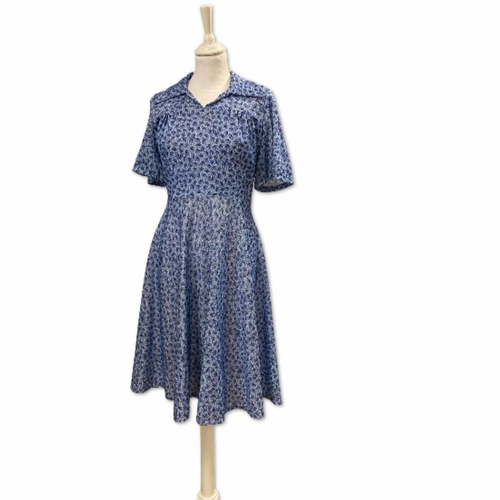 Robe  motifs bleu - 38 - Label Emmaus - Modalova