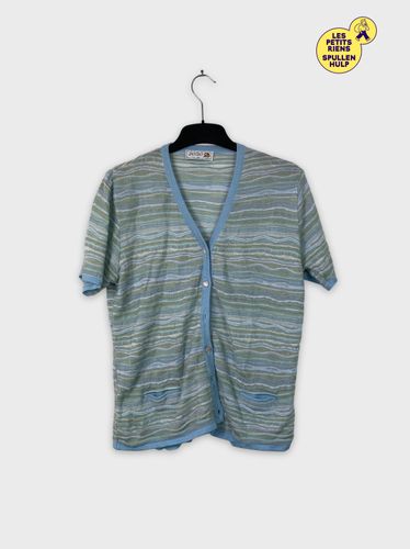 Gilet ray et vert Taille unique - Label Emmaus - Modalova
