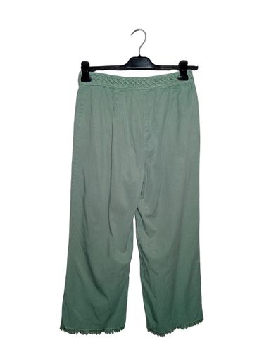 Pantalon Large Cropped Frangé D'eau Rr L (T4531) - Label Emmaus - Modalova