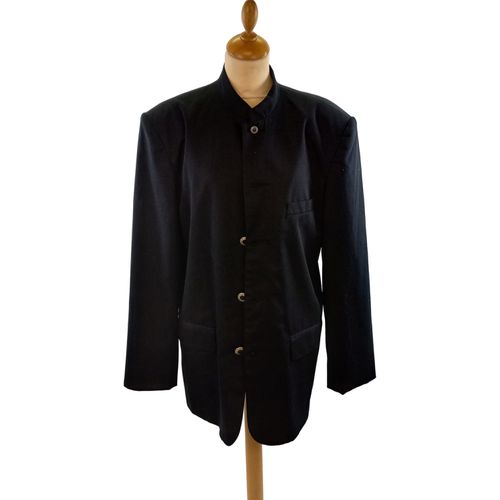 Veste noire col mao - Upline - T.46 - Label Emmaus - Modalova