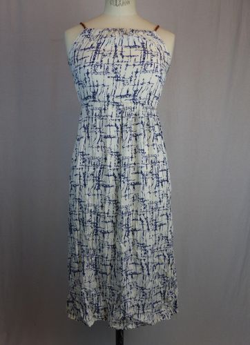 Robe d'Et Blanc et Bleu - S - Label Emmaus - Modalova