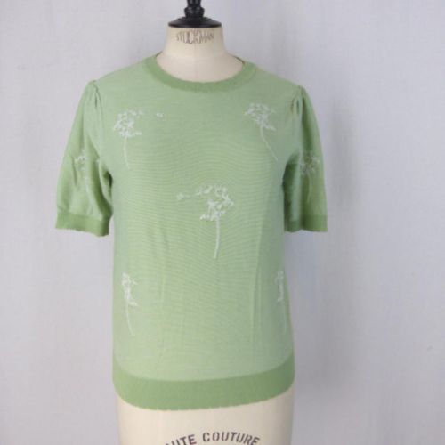 T-shirt vert en maille - RIU - T1 - riu paris - Modalova