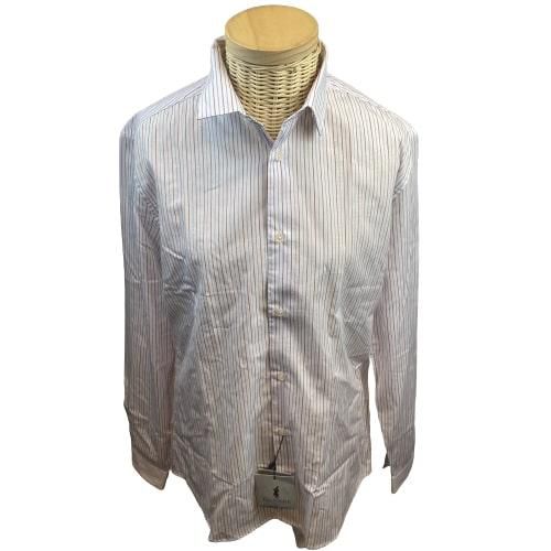 Chemise  rayures - coupe classique - 40 - brummell (printemps) - Modalova