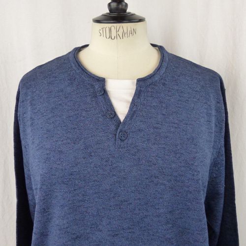 Pull col blanc bleu - Celio - M - celio - Modalova