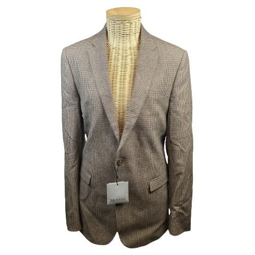 Veste blazer  carreaux beige - 46 - brummell (printemps) - Modalova