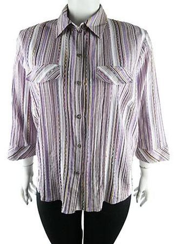 Chemise manches 3/4 ---Multicolore-56 - 3XL-Fminin - afibel - Modalova