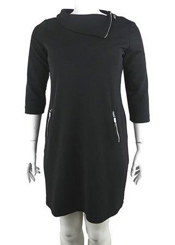 Robe manches 3/4---Noir-46 - XL-Fminin - armand thiery - Modalova