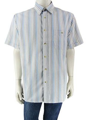 Chemise manches courtes ---Blanc-L-Masculin - daxon - Modalova