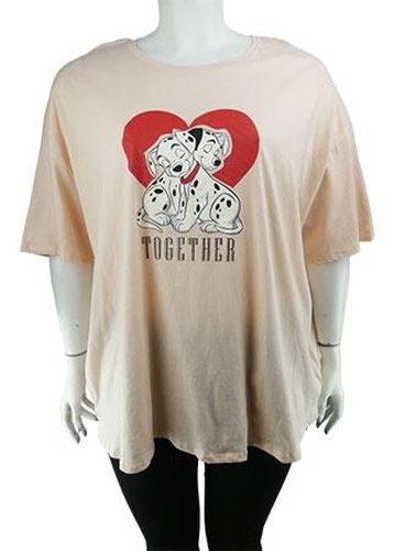 T-shirt manches courtes---Corail-54 - 3XL-Fminin - disney - Modalova